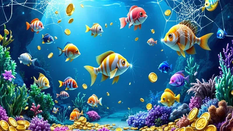 Tampilan permainan tembak ikan di lobi ISOTOTO